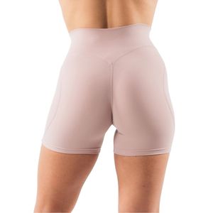 Shorts Deportivos de Cintura Alta Color Rosa Pálido para Mujer, Sin Costuras, Suaves y Elásticos, para Entrenamiento, Fitness, Yoga y Ropa Deportiva de Alto Rendimiento - Product Image 2
