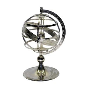 Globe en laiton de haute qualité avec artisanat indien de luxe au design antique vintage pour la décoration intérieure utilisation murale article de cadeau de noël - Product Image 2