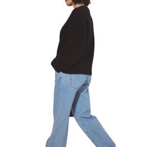 Suéter de Invierno para Mujer, Oversize, con Cuello Camisero, Casual, Holgado, de Punto, Manga Media, Color Sólido, con Botones al Frente, Estilo Vintage - Product Image 4