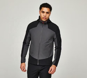 Chaqueta de Invierno para Hombre, Impermeable, Cortavientos, Estilo Urbano, con Capucha, Cierre de Cremallera, Ligera, para Exteriores, con Bordado - Product Image 1