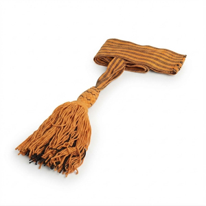 2024 ceinture en coton doré noir de qualité supérieure uniforme de vente chaude avec deux glands équipement de défense personnelle pour une utilisation cérémonielle - Product Image 3