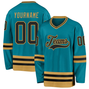 Premium Ice Hockey Teamwear Custom Made Sports Uniform With Player Name Number And Full Sublimation Artwork - Product Image 4