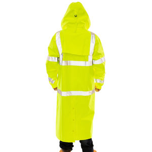 Vêtements de travail d'hiver en gros à prix réduit, 100% polyester, jaune haute visibilité, réfléchissant, imperméable, combinaison de sécurité routière, ensemble de vêtements de travail industriels - Product Image 3