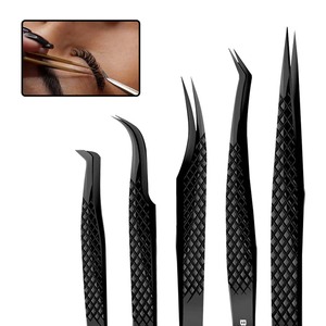 Custom Color Fiber Tip Lash Tweezers Stainless Steel for Beauty Brands Wholesale Export Manufacturer OEM ODM by Bahasa Pro - Product Image 5