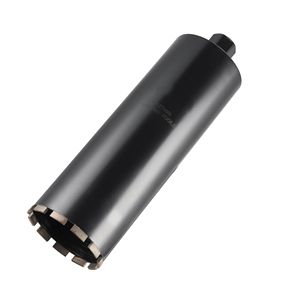 Punta da trapano a corona ad alta precisione da 5 pollici di diametro e 14 pollici di profondità di foratura per muratura e cemento, con filettatura interna da 1 1/4 7, diametro a umido - Product Image 1