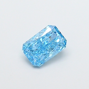 Diamante Radiante Azul Claro de 3.00ct, Diamante Suelto Azul Claro Raro, Diamante de Color Certificado, Anillo de Compromiso de Lujo - Product Image 1