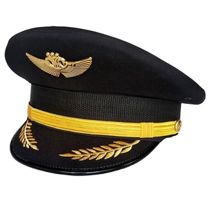 Accessoires de mode, chapeaux d'officier pour femmes en coton 100% laine, nouveaux chapeaux d'officier pour femmes par CAVALRY SKT COMPANY - Product Image 1