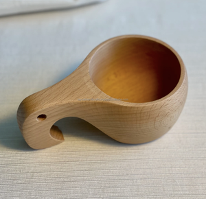 Mug en bois de design moderne pour la cuisine, mug à bière en bois - Product Image 4