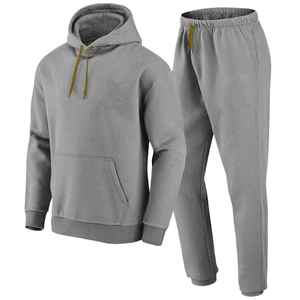 Pakistan Manufacturer Men Streetwear Track Suit Plus Size OEM Custom 100% Cotton Windproof Breathable Autumn - Product Image 3
