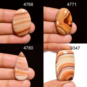 Cabochon en pierre gemme de dolomite à ondulation naturelle, qualité supérieure, pour la fabrication de bijoux, pierre de jaspe en vrac - Product Image 3