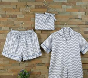 Conjunto de Pijama Casual de Algodón Estampado a Mano con Cuello en V y Manga Larga, Diseño Floral Sólido, Suave, Transpirable, de Secado Rápido, Térmico, con Botones, para Mujer - Product Image 6