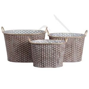 Rabotteuse de fleurs en métal galvanisé, plante de jardin et maison - Product Image 1