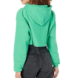 เสื้อฮู้ดครอปตัวยาวพิมพ์ลายแบบวินเทจสำหรับผู้หญิง สวมใส่สบายๆ สไตล์สตรีทแวร์ เหมาะสำหรับฤดูหนาว มีโลโก้ด้านหน้า ระบายอากาศได้ดี - Product Image 2