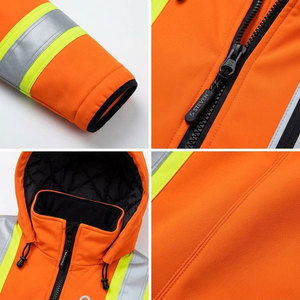 Veste de sécurité pour travaux publics de haute qualité avec éléments réfléchissants, fabrication OEM en gros pour les acheteurs industriels - Product Image 6