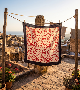 Fournisseur de bandanas paisley personnalisés en gros, 100% coton, imprimés à la main, foulards élégants en coton pour motards, cowboys et festivals - Product Image 5