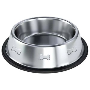 Soporte Elevado de Alta Calidad para Comederos de Perros y Gatos con Tazones Extraíbles de Acero Inoxidable y Base Metálica Resistente - Product Image 1