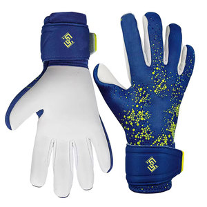 High Performance <b>Latex</b> Non-Slip Goalkeeper Gloves with Hook and Loop Closure Custom Colors Available - Product Image 1