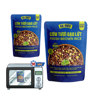 Bol de riz brun frais et sain de la cuisine vietnamienne, export direct d'usine, étiquette OEM, prêt à manger, repas de riz brun vietnamien - Product Image 3
