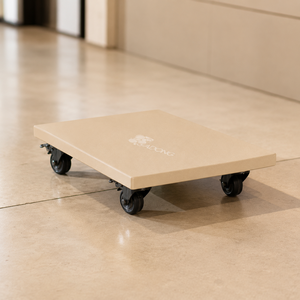 Heavy Duty Metal Platform <b>Dolly</b> Four <b>Wheel</b> Cart for Warehouse Transport Vietnam Manufacture OEM ADONG A32 - Product Image 1