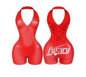 2026 Premium Quality Trending Women's Summer Sexy Mesh Lace-up Jumpsuit New Backless Hollow Out Short Jumpsuits for Lady - Product Image 1