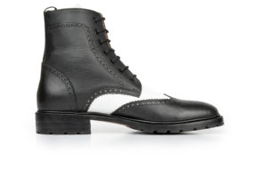 Botas casuales de media caña para hombre con suela gruesa, estilo urbano moderno, botines con cordones para uso diario - Product Image 2