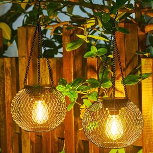 White <b>Square</b> Lantern With Glass Panels And Decorative Cutouts For Home Decoration - Product Image 6