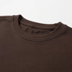 Sudadera de Cuello Redondo de Algodón para Hombre, Sudadera Lisa de Felpa, Ropa con Logotipo Personalizado, Fabricante OEM ODM, Venta al Por Mayor - Product Image 5