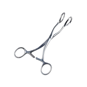 Pinces à langue Collin de qualité supérieure 16cm 17cm en acier inoxydable avec inserts en caoutchouc Instruments chirurgicaux médicaux ORL Marquage CE ISO - Product Image 4