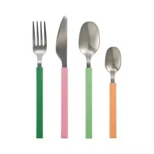 Ensemble de couverts en métal de qualité supérieure, collection de fourchettes, cuillères et couteaux en acier inoxydable pour restaurant, hôtel, mariage, restauration - Product Image 4