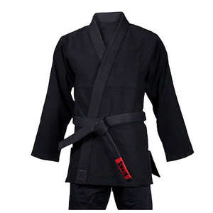 Kimono de Jiu-Jitsu Noir de Haute Qualité – Uniformes de Karaté en Gros – Vêtements d'Arts Martiaux Abordables et de Qualité Supérieure - Product Image 4