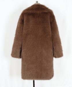 <b>Men's</b> Mid to <b>Long</b> Luxury <b>Men</b> <b>Long</b> Sleeve Winter <b>Mens</b> Warm Faux Fur <b>Coat</b> - Product Image 2