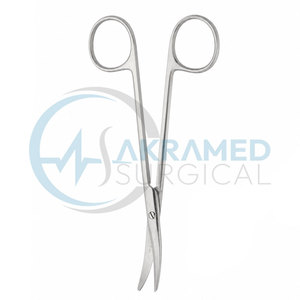 Tijeras Quirúrgicas Curvas Fomon de Alta Calidad, Certificadas por la CE, de Acero Inoxidable, Instrumento de Disección para Cirugía General - Product Image 4