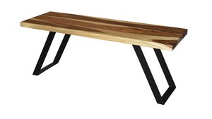 Banco de Jardín Plegable de Madera de Acacia, Muebles de Exterior Duraderos de Hierro, Sillas de Jardín Impermeables, Juego de Muebles de Exterior - Product Image 2