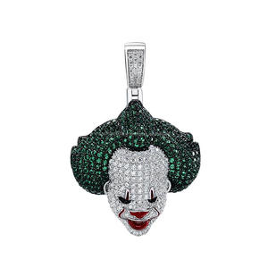 Pendentif inspiré du Joker de qualité supérieure avec un design de bijoux streetwear de luxe - Product Image 1