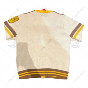 Suéter Iota personalizado, cárdigan transpirable de lana/acrílico, suéter de punto, ropa de fraternidad griega, calidad premium, invierno - Product Image 2