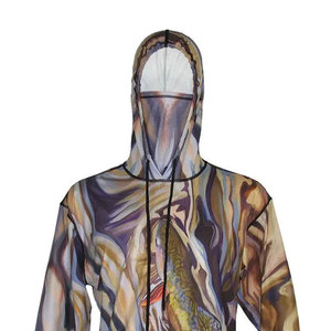 Professional Moisture Wicking Fishing <b>Hoodies</b> Breathable <b>Lightweight</b> Beach Wear Custom Logo Factory Supply - Product Image 3