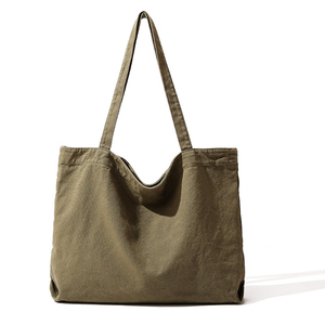 OEM Service Custom <b>Print</b> Logo 100% Cotton Geometric Pattern Canvas Tote Bag Promotional Handled Shopping Bag - Product Image 2