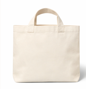 Sacs fourre-tout en coton 100% personnalisés avec logo imprimé pour femmes, sac fourre-tout en toile à fleurs personnalisé, taille moyenne, poignée courte, sac de shopping - Product Image 4