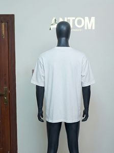 Camisetas Personalizadas de Fábrica OEM, 100% Algodón, Impresión de Logotipo Personalizado, Camisetas Unisex Extra Grandes Disponibles - Product Image 3