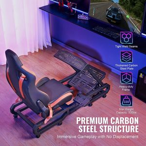 Supporto per Volante da Corsa in Acciaio Resistente per Logitech G923/G920/G29 e Thrustmaster T248P, Simulatore di Guida per Sedia da Gaming - Product Image 3