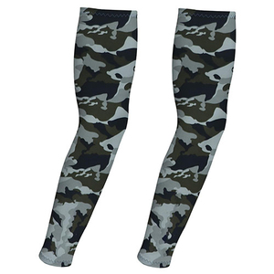 Manchons de compression sportifs unisexes personnalisables avec logo, en Spandex/Polyester, séchage rapide, respirants, protection UV pour le cyclisme et le basketball - Product Image 2