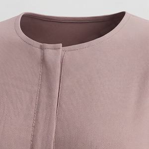Abaya élégante et modeste pour femmes, mode islamique, 100% polyester respirant, col en V, longueur cheville, légère - Product Image 4