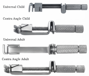 Retenue en acier inoxydable Tofflemire à poignée moletée, instrument chirurgical dentaire manuel, couleur argent - Product Image 6