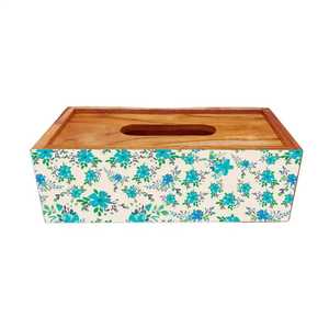 Porte-mouchoirs artisanal Deco Elite, accessoire de table haut de gamme, boîte à mouchoirs Urban Glow, support décoratif de luxe - Product Image 2