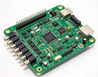 Carte de circuit imprimé multicouche (PCBA) haute fiabilité pour instrument de mesure, conforme RoHS, à impédance contrôlée