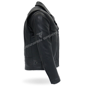 High Quality New Fashion Men's Motorcycle Genuine Cowhide Leather <b>Jacket</b> Breathable Windproof Winter <b>Plus</b> <b>Size</b> - Product Image 2