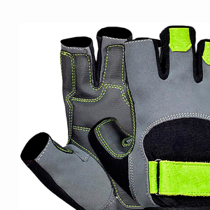 Gants de fitness athlétiques antidérapants pour hommes et femmes, à demi-doigts, avec fermeture à lacets, pour l'entraînement et la musculation, en Spandex – Grande Vente - Product Image 5
