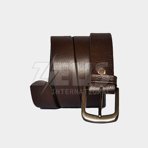 Ceintures en cuir véritable de couleur unie à prix abordable, ceintures en cuir pour adultes, ceintures en cuir légères - Product Image 4