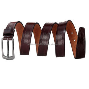 เข็มขัดหนังลำลองสำหรับธุรกิจของผู้ชายเข็มขัดลำลองทำจากหนังแท้แบบสั่งทำ - Product Image 3