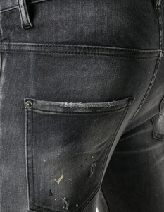 กางเกงขาตรงทรงสลิมฟิตสำหรับผู้ชายกางเกงแฟชั่นแนวสตรีทผ้ายืดมีพู่ยางยืด - Product Image 5